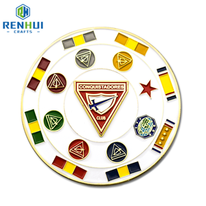 หมุดหมวกป้าย3D โลหะสีเงินทองแบรนด์3D โลโก้ตามสั่ง - Product Image 5