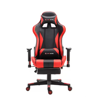 Fauteuil de jeu pour adulte en cuir PU multicolore, inclinable, avec hauteur réglable et base à cinq branches, idéal pour l'aménagement de poste de jeu à domicile (vente en gros)