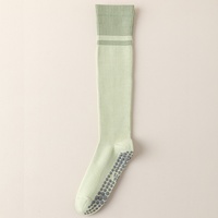 Chaussettes de compression pour mollets Yoga Pilates pour femmes, sport professionnel, fitness, course à pied, saut à la corde, amincissement musculaire, mi-longues en coton
