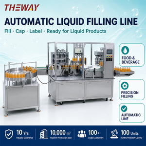 Machine de remplissage d'<span class=keywords><strong>eau</strong></span> haute vitesse à 8 à 12 têtes rotatives, ligne de production d'embouteillage d'<span class=keywords><strong>eau</strong></span> <span class=keywords><strong>pure</strong></span> minérale pour usine de boissons et de jus - Product Image 1