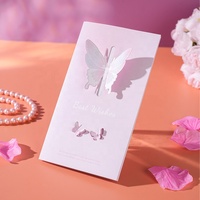 Carte de vœux personnalisée en papier à faible MOQ avec impression de logo, invitations imprimées pour mariages et anniversaires, cartes de remerciement pour petites entreprises