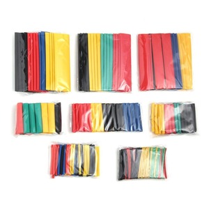 Kit de gaines thermorétractables étanches de 328 pièces pour fils et câbles - 8 tailles, 4 couleurs, isolation électrique - Product Image 1