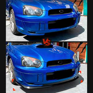 Divisor de Labios Delantero de Fibra de Carbono ABS para <span class=keywords><strong>Subaru</strong></span> <span class=keywords><strong>Impreza</strong></span> <span class=keywords><strong>WRX</strong></span> STI <span class=keywords><strong>2004</strong></span>-2005, Alerón de <span class=keywords><strong>Tuning</strong></span> FEIXIAN - Product Image 6