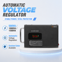 Stabilisateur de tension automatique 500W 1000W 2000W, type relais, 80% de puissance, AVR, écran LCD, régulateur de tension pour usage domestique