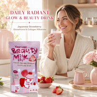 Arôme de milkshake à la fraise certifié HALAL ISO HACCP GMP, enregistré chez la FDA, pour additif alimentaire pour gâteaux, 1 kg
