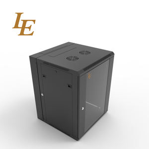 Armoire rack murale double section 19 pouces 4-27U avec porte vitrée et panneau latéral amovible - Product Image 3