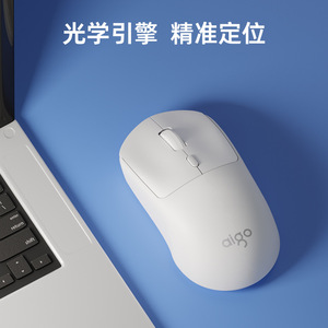 Aigo M30 Wireless <b>Mouse</b> Optical 3 Buttons Battery Powered Right Hand Ergonomic Design For Desktop Laptop - Product Image 2