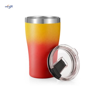 En gros 12oz En Métal Inoxydable Gobelet De Voyage En Plein Air Bière-Couleur Changeante Sous Vide Insated Camping Tasse avec Couvercle - Product Image 6
