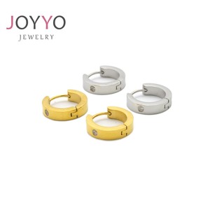 Orecchini tagliati per ragazze orecchini <span class=keywords><strong>stile</strong></span> semplice da <span class=keywords><strong>donna</strong></span> in acciaio inossidabile orecchini minimali parte del corpo umano Piercing tatuaggio orecchino cristallo - Product Image 6
