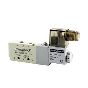 โซลินอยด์วาล์ว Pneulead Vs2120 02 ขนาด 24V 5 ทาง 2 ตำแหน่ง วาล์วควบคุมลมแบบนิวแมติก - Product Image 2