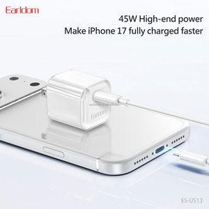 Chargeur GaN Earldom 45W conçu pour IP17 Pro/Pro Max, compatible iPhone, prise US, chargeur USB Type-C 45W. - Product Image 2