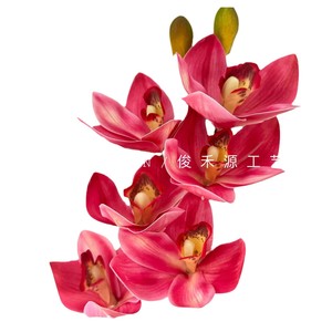 ดอกไม้ประดิษฐ์ ดอกแมกโนเลีย ดอกไม้ผ้าไหม จัดดอกไม้สีส้ม สีเขียว สีแชมเปญ สีชมพู สีแดง สีพีช ตกแต่งบ้าน - Product Image 5
