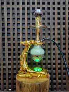 卸売レトロな宮殿スタイルの樹脂デザイン中国のドラゴンモデリング水ギセルシーシャLEDライトスポンジパッケージ - Product Image 4