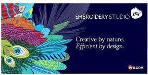 ซอฟต์แวร์แม่พิมพ์งานปักคอมพิวเตอร์พีซี/วินซอฟต์แวร์รูปแบบการปักลายแบบ E4.2สตูดิโอ Wilcom - Product Image 2