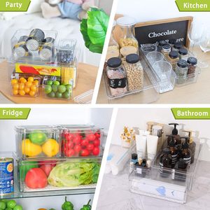 Sự lựa chọn vui vẻ PP nhựa gấp Rau thực phẩm lưu trữ <span class=keywords><strong>container</strong></span> hộp rõ ràng nhà bếp yếu tố cần thiết Tủ lạnh sử dụng thiết lập thông số kỹ thuật - Product Image 4