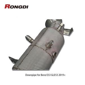 ท่อระบายความร้อนชนิดแคตเตอร์304เอสเอสสำหรับเมอร์เซเดสเบนซ์ GT53 GT50ท่อประสิทธิภาพ2.5ที - Product Image 5