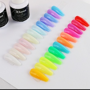 Gel UV de construction rapide pour ongles, 15 ml, en polyacrylique cristallin, à changement de couleur lumineux, pour l'épaississement des ongles - Product Image 1