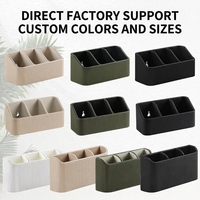 Support mural en cuir pour télécommande avec crochets adhésifs sans perçage pour téléviseur, climatiseur, projecteur, organisateur de rangement