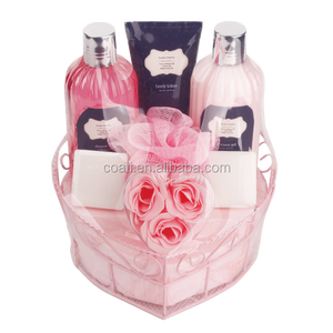 Parfum spa panier cadeau ensembles de <span class=keywords><strong>bain</strong></span> organique végétalien ensembles cadeaux de <span class=keywords><strong>bain</strong></span> spa articles de toilette ensemble cadeau - Product Image 6