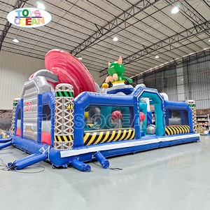 Parque Infantil Inflable con Diseño Espacial Personalizado, con Obstáculos, Zona de Brincos y Tobogán, Apto para Niños - Product Image 3