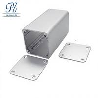 Boîtier de commande en alliage d'aluminium 42x42x80mm, châssis d'amplificateur, boîtier d'instrument personnalisé, protection IP54, boîtier électronique DIY