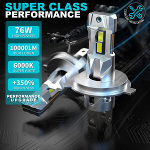 Accesorios para Automóviles Todo en Uno, Nuevo Diseño 1:1, Plug & <span class=keywords><strong>Play</strong></span>, Faros LED H4 de Luz Alta y Baja, 10000LM, Bombillas de Luz para Automóvil de 12V - Product Image 3