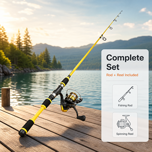 Canne à pêche télescopique portable pour enfants 1,5 m 1,8 m en fibre de verre ultralégère avec moulinet Shimano et <span class=keywords><strong>Daiwa</strong></span> pour la pêche à la carpe et en mer - Product Image 4