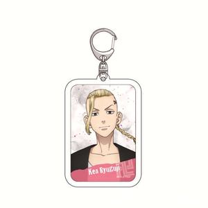 Porte-clés en acrylique Anime Tokyo Avengers Sano Manjiro <span class=keywords><strong>Hanagaki</strong></span> Arts Martiaux Pendentif Créatif Campus Bijoux Vente en Gros - Product Image 6