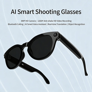 Lunettes Intelligentes IA avec Caméra 800W, <span class=keywords><strong>Photo</strong></span> HD, Traduction, Enregistrement Vidéo et Appel, Anti-Lumière Bleue, Lunettes de Vue et de Soleil - Product Image 3