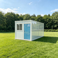 Maison conteneur pliable préfabriquée portable de 20 pieds, installation rapide, maison mobile modulaire pour hôtel de villégiature