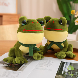 Peluche de Rana Caballero Personalizado OEM ODM, con Logotipo, Tamaño y Color Personalizables, Rana Verde de Peluche <span class=keywords><strong>para</strong></span> Venta al Por Mayor, Souvenir Promocional - Product Image 6