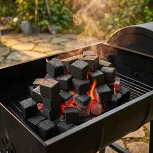 Briquettes de charbon de bois haute densité fabriquées en Indonésie pour les barbecues professionnels et les grillades en plein air - Product Image 2