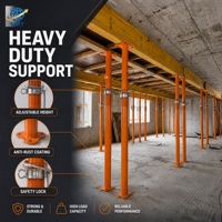 Punta de Horquilla de Alta Capacidad de Carga, Tuerca de Base para Trípode, Accesorios y Piezas para Sistema de Encofrado de Construcción, Punta de Acero Ajustable