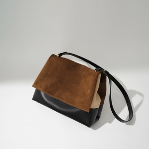 Bolso Bandolera de Hombro de Diseño Exclusivo para Mujer, Nueva Moda 2026, Retro, para Viajes Diarios, de Cuero Genuino con Contraste, de Alta Gama - Product Image 3