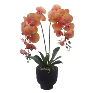 Tizen nuova simulazione moderna decorazione casa interna farfalla orchidea Bonsai fiori artificiali piante verdi in vaso