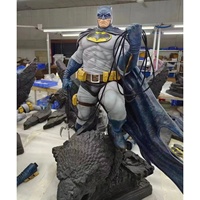 Fábrica personalizada Batman busto estatua personaje colección acción película Figura tamaño real murciélago hombre para Decoración