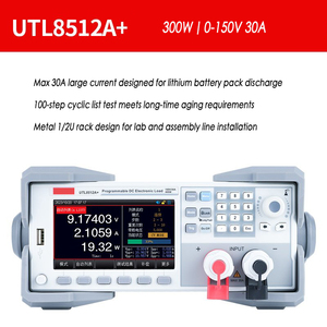 DC Electronic Load Tester 150V 30A 500kHz Synchronous Sampling 4.3" TFT LCD Programmable Bench-top Load for Power &amp; Battery Test - Product Image 6