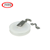 Poulie de direction de bateau en acier inoxydable pour corde de 1/4 po, accessoires de quincaillerie marine pour corde de gouvernail
