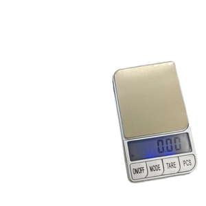 Balance numérique de poche portable pour médicaments, précise, en grammes, OEM ODM, 500g 0.01g, pour bijoux et diamants, en plastique, à piles - Product Image 1
