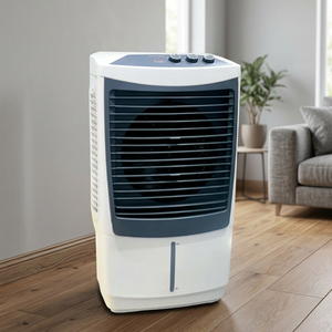 Refroidisseur d'air évaporatif tour électrique ELEGANT COOL 100L avec coussinets de refroidissement en nid d'abeille, compatible onduleur, 3 vitesses, chambre à glace, pour hôtel - Product Image 2