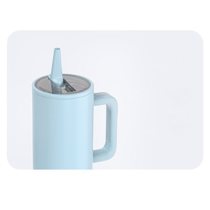 40oz stainless steel tumbler bpa-free hidden <b>straw</b> insulated vacuum double-wall 40oz stainless steel sippy cup - Product Image 4