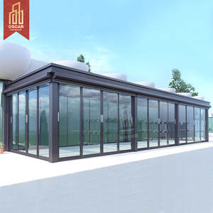 Casas Prefabricadas, Solárium, Gran Oferta, <span class=keywords><strong>Precio</strong></span> de Fábrica, Villa de Vidrio Templado, Accesorios de Vidrio de Aleación de Aluminio, Terraza Acristalada - Product Image 2