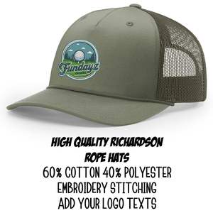 Richardson 112fpr broderie personnalisée CUSTOM personnalisé corde camionneur casquette velours flanelle taille unique sérigraphiée pour les entreprises - Product Image 4