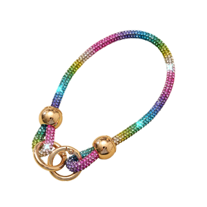 Chaîne de téléphone en corde rouge tressée à la main avec <span class=keywords><strong>perles</strong></span> entièrement serties de diamants, accessoires métalliques semi-finis pour couple DIY - Product Image 1