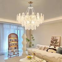 Lustre de salle à manger de luxe, luminaire suspendu au design moderne, lustres en cristal