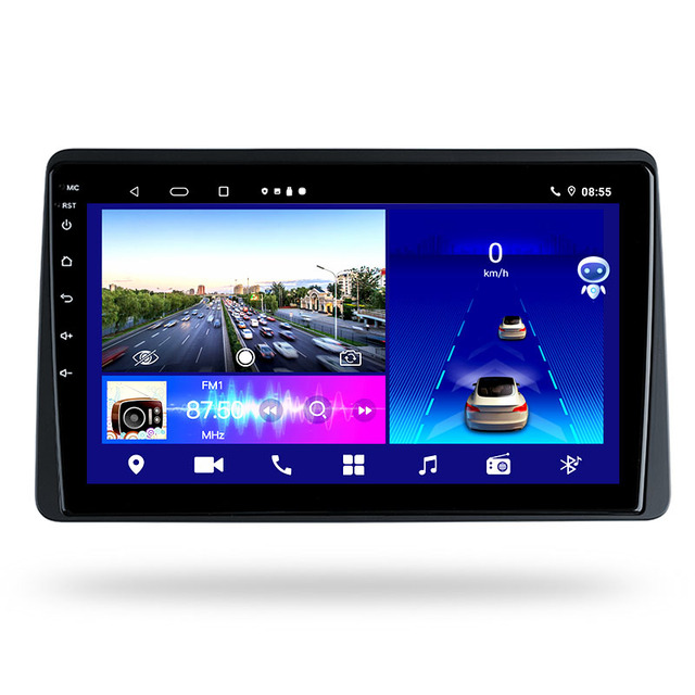 Universal Android Screen Car Radio Head Unit GPS Navigation Android Car Radio Vertical Screen Auto CP+AUTO Car Touch Panel