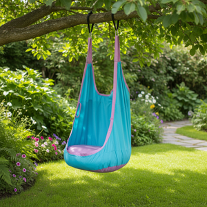 CE and CPC Certified <strong>Sensory</strong> <strong>Swing</strong> Attachment Cloth Pod <strong>Swing</strong> in Pink White with 80kg Capacity <strong>for</strong> <strong>Adults</strong> - Product Image 6