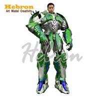 Costume de robot de scène réaliste de 8 pieds, sculpté à la main, de bonne qualité, pour performance de danseur