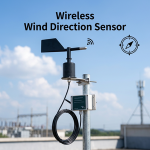 Les stations météo surveillent la direction du vent sans fil 0 ~ 360 ° compteur de direction de la vitesse du vent appareils de mesure du vent - Product Image 1