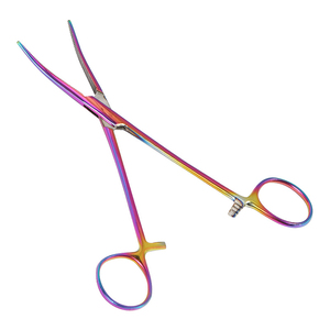 Pinzas Hemostáticas de Acero Inoxidable Coloridas, Pinzas para Ventosas, Extractores de Pelo de Mascotas, Removedor de Anzuelos de Pesca, Herramientas Multifuncionales - Product Image 1